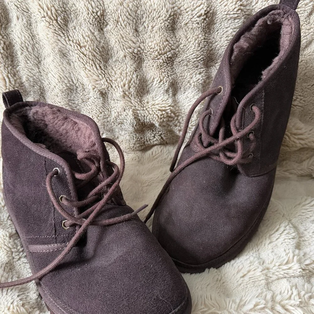 Mens Ugg Neumel  Boots Dark Brown Size 11 - Picture 2 of 9